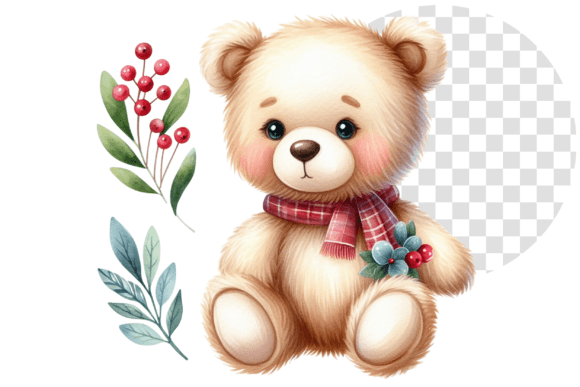 Download TeddyJoy Watercolor Delight Clipart - Premium Resources
