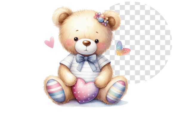 Download TeddyJoy Watercolor Delight Clipart - Premium Resources