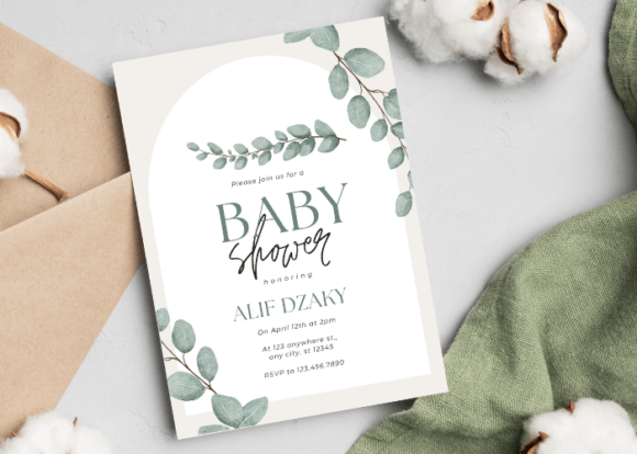 Download Editable Boy Baby Shower Invitation, - Baby shower invitation Collection